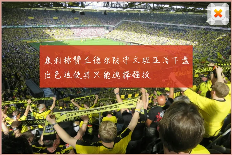 康利称赞兰德尔防守文班亚马下盘出色迫使其只能选择强投